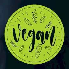 Vegan zelenina v kruhu