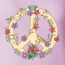 Peace symbol pieskový