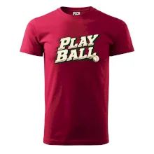 Play ball retro sportovní nápis