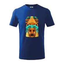 Mayová maska s pyramídou