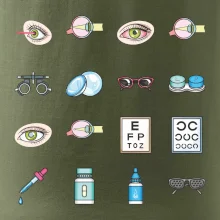 Očný lekár ikony