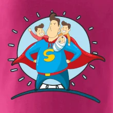 Táta superman - kluk, kluk a dítě