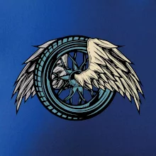 Moto koleso s krídlami