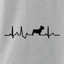 EKG Francouzský buldoček z boku