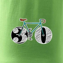 Narodeniny 30 rokov na bicykli