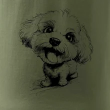 Čiernobiela karikatúra Bišónik