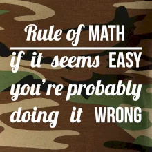 Rule of math Rule of math