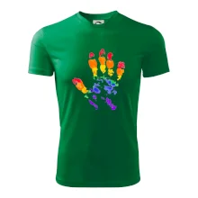 LGBT hand print