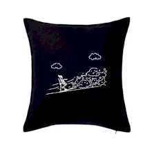 Kreslený lyžiar na horách