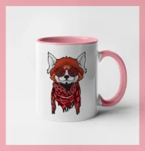 Červená panda hipster