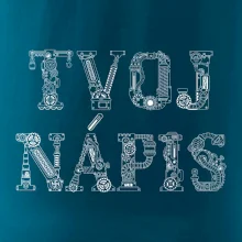 Steampunk vlastný nápis Steampunk vlastný nápis