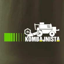 Kombajnista zelená a žltá