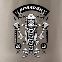 Motorkár  lebka opravár