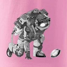 Americký futbal astronaut