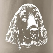 Kokeršpaniel - hlava kreslená