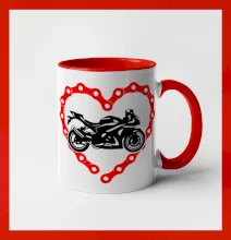 Moto srdce reťaz - superšport