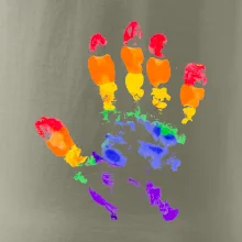 LGBT hand print