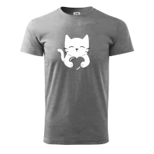 Mačka drží srdce Mačka drží srdce