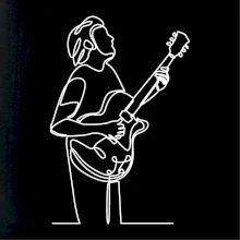 Gitarista jedným ťahom