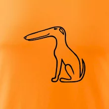 Barzoj obrys čierny