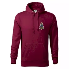 Folklór na prsníku vianočný stromček