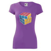 Rubikova kocka kreslená