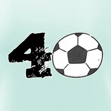 Futbal okrúhle narodeniny 40 Futbal okrúhle narodeniny 40