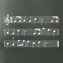 Veľa šťastia zdravia - noty