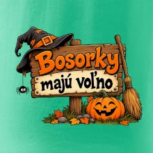 Bosorky majú voľno - tabuľa s tekvicou