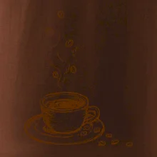 Hrnček plný čerstvej kávy