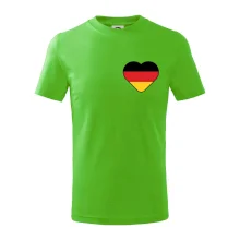 Germany love prso - Nemecká vlajka