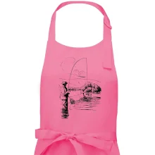 Kreslený rybár s podberákom