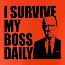 I survive my boss daily