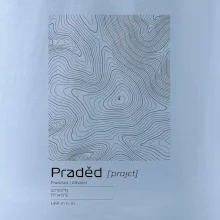 Praděd - vrstevnice v obdĺžniku