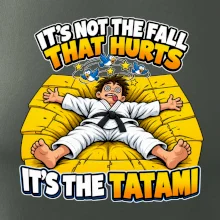 Pád bolí tatami judo