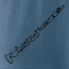 Klarinet nápis Klarinet nápis