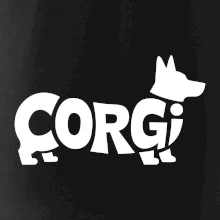 Corgi nápis v tele Corgi nápis v tele