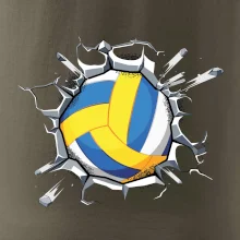 Volejbal lopta v triku