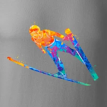 Skokan na lyžiach splash