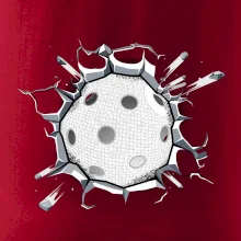 Florbal lopta v triku