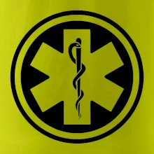 Rescue logo samostatné guľaté