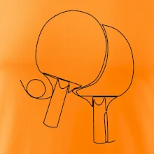 Rakety na stolný tenis jedným ťahom Rakety na stolný tenis jedným ťahom