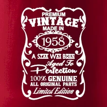 Vintage Etiketa - 1958