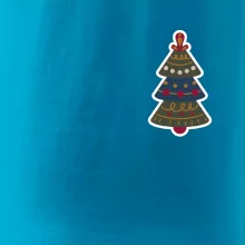 Folklór na prsníku vianočný stromček