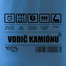 Čiarový kód - Vodič kamiónu Čiarový kód - Vodič kamiónu