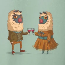 Alpaky s vínom pár