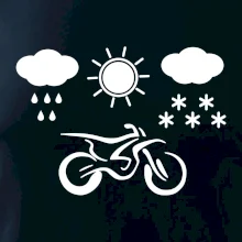 Motorkář za každého počasí - enduro