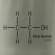Molekulárna štruktúra Etanol