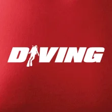 Diving nápis potápač