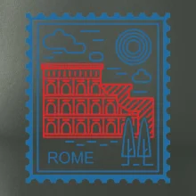 Rím známka jednoduchá Rím známka jednoduchá